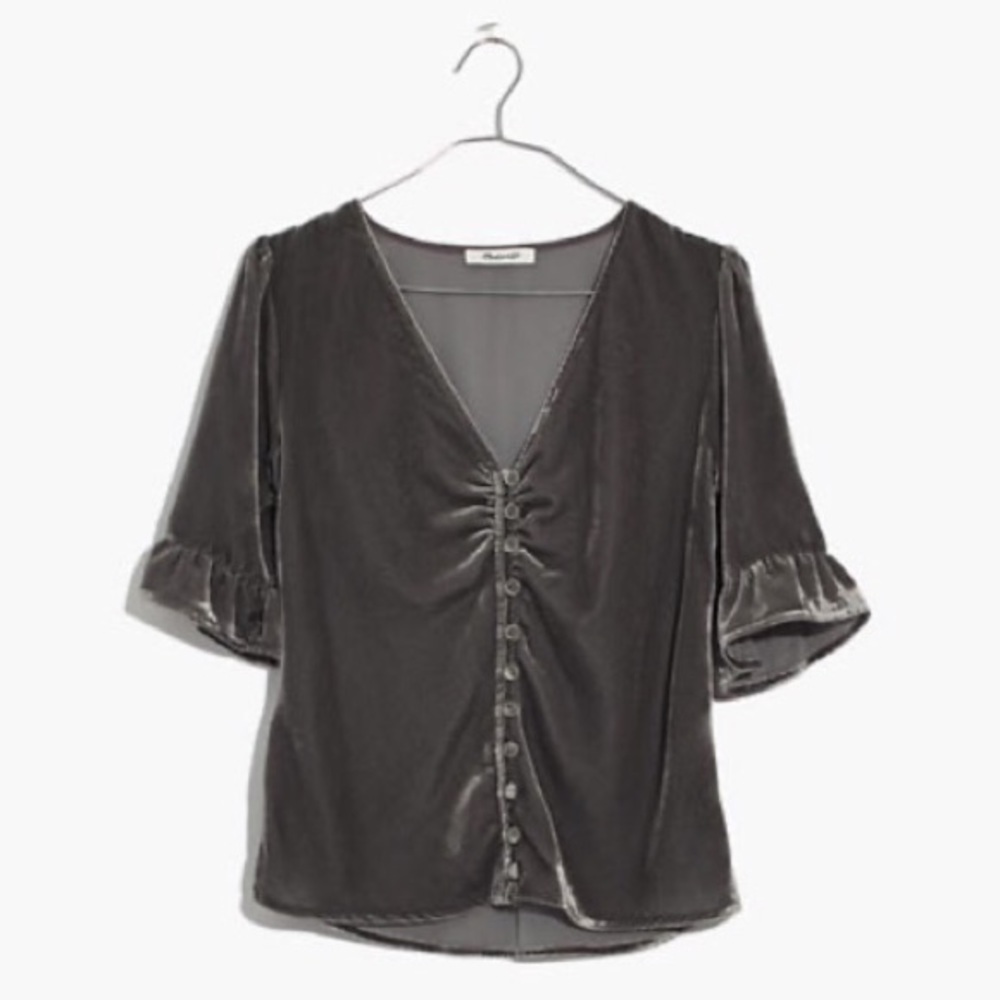 Madewell Velvet Daylight Top